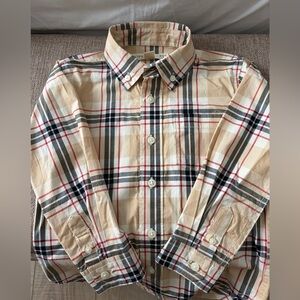 Hope & Henry Plaid Button-Up Shirt